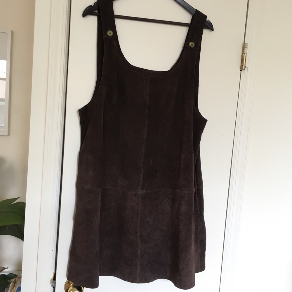 Brown Suede Free People Dress NWT